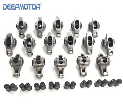 Stainless Steel Roller Rocker Arm Set for BBC 454 396 427 1.7 Ratio 7/ ...