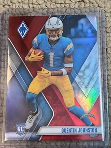 2023 Panini Phoenix Base Red RC #107 Quentin Johnston #D 241/250