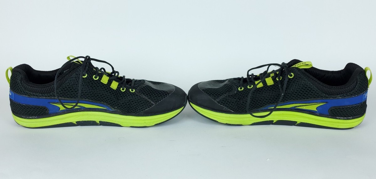 Altra Torin Zero Drop Shoes Mens Sz 11.5 Black Neon Green 