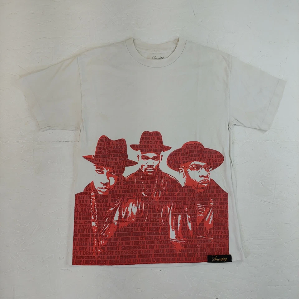 Sneaktip T-shirt Run DMC Sneaker Silhouette rap Artist Size Large street wear  - Image 2 of 4