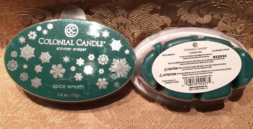 Juego de 2 broches de presión a fuego lento para velas coloniales Foto 3 de 4