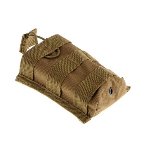 Molle Tactical Single Rifle Mag Magazine Pouch Open Top Bag - Picture 10 of 10