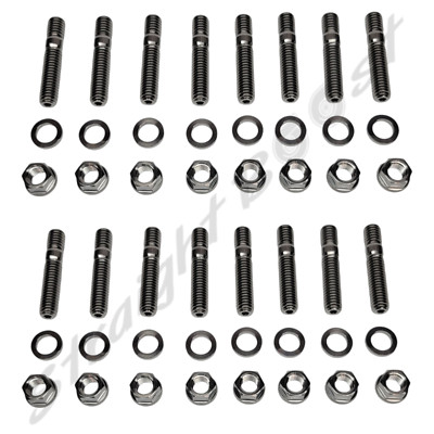 48PC SBP Titanium Exhaust Manifold Header Stud Kit for Chrysler KB Hemi 3/8''-16