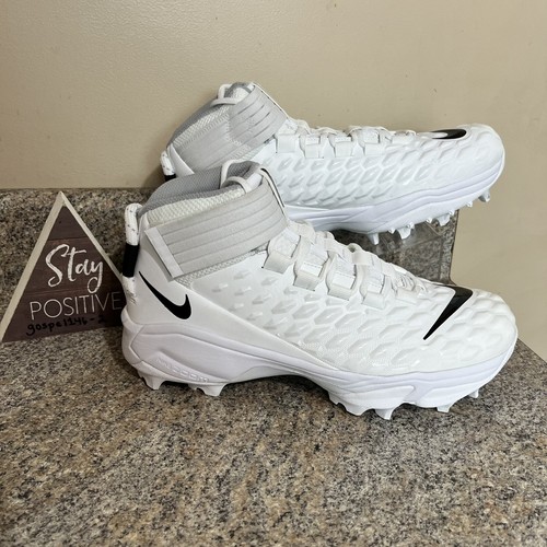 Nike Force Savage Pro 2 Shark White Football Cleats Mens Size 11 Wide CK2823-100 - Picture 4 of 8