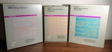 Vinta IBM Assistant Bundle from 80s - IBM Writing Assistant, Filing Assistant