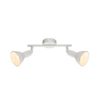 Decken Lampe Leuchte Beleuchtung Metall Weiß Gold Spot Beweglich Schlaf Zimmer