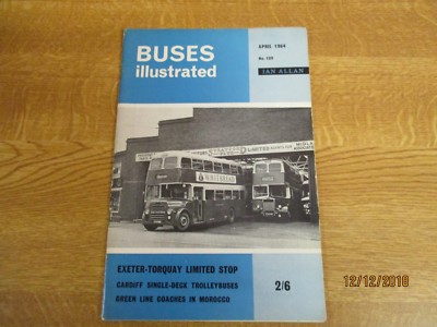 April 1964, BUSES ILLUSTRATED, Leyland Titan PD3A, Exeter to Torquay, Tiger Bay.