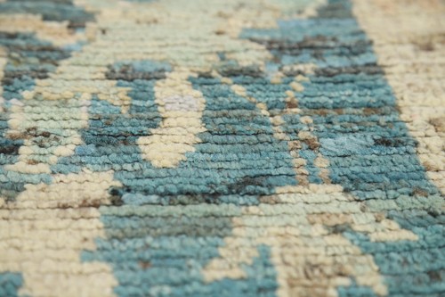 Vegetable Dye Oushak Turkish Hand-knotted Wool Rug for Living Room 6x9 ft - 第 12/21 張圖片