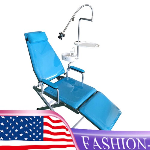 NEW Dental Examination Chair Unit Folding Handpiece Turbine LED Light 3 Type - Picture 4 of 42