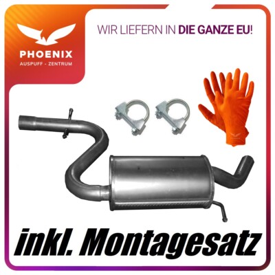 für VW Golf Plus 1.4 TSI + 2.0 FSI (2005-2008) Mittelschalldämpfer Auspuff