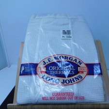NWT J.E. MORGAN Thermal Long Johns Men Underwear Drawers Ankle XL 42-44 USA Made