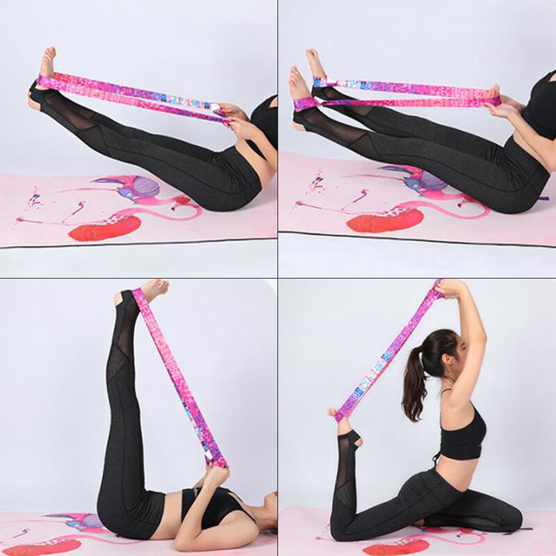 Yoga Mat Strap Stretch Adjustable Yoga Mat Carrier Shoulder' Strap Yoga