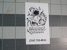 vtg Tattoo business card - Brothers Grimm Augusta GA D