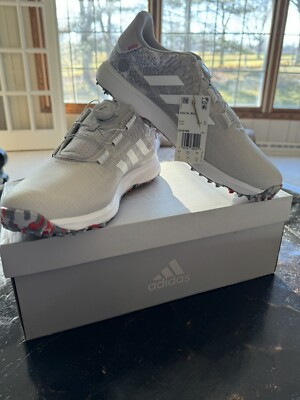 Adidas S2G BOA Spikeless Grey Mens Waterproof Golf Shoes GV9786
