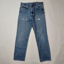 Vintage Pointer Brand Carpenter Denim Blue Jeans Pants Size 30x29 Distressed USA