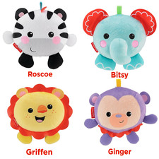 Fisher Price Giggle Gang Choose Either Roscoe, Bitsy, Griffen, Ginger Soft Toys 