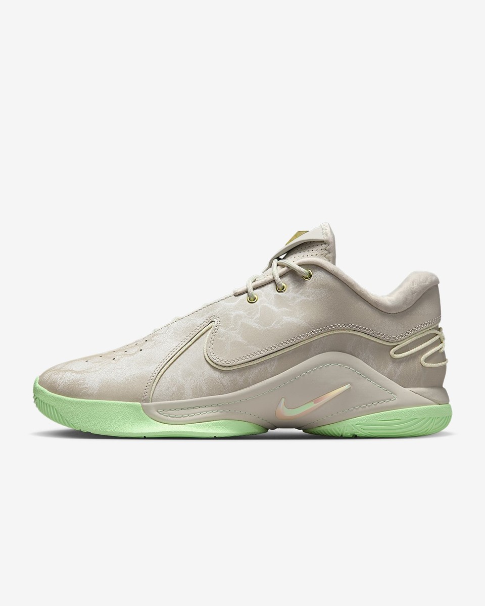 FZ1095-002 Nike LeBron 22 Light Bone Vapor Green Soft Pearl