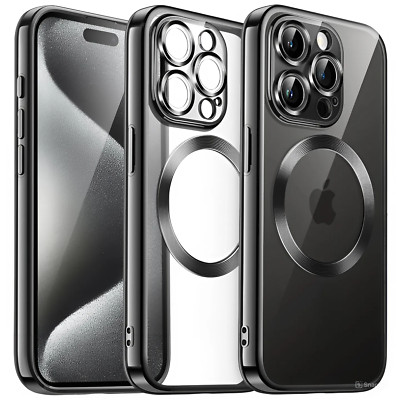 For iPhone 17 16 15 14 13 12 11 Pro Max Air Plus Mag Safe Case Camera Lens Cover
