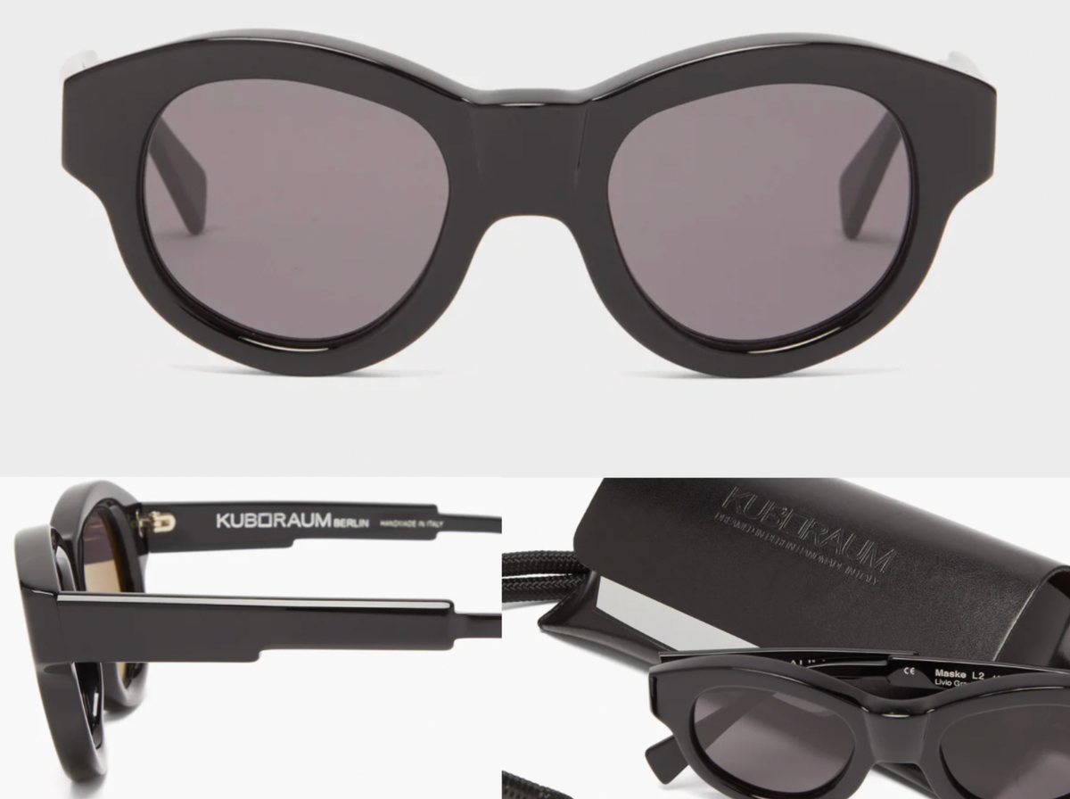 KUBORAUM MASK L2 Hand Made in Italy Round Sunglasses Sonnenbrille