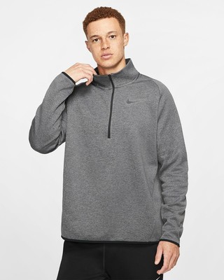 nike gray quarter zip