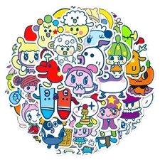 Tamagotchi Sticker Set Of 138, Featuring Mametchi, Kuchipatchi, Mimichi, Memetc 