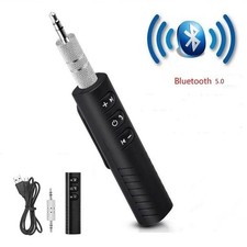 Wireless Bluetooth Receiver AUX 3.5mm Audio Stereo Music Hands Free Car Adapter