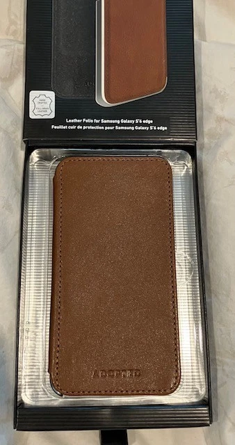 Adopted Leather Wrap Phone Case For Samsung Galaxy S6 Edge, Brown - Image 2 of 4