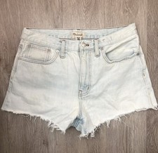 Madewell Relaxed Denim Shorts Size 29 Light Wash