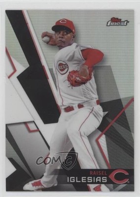 2018 Topps Finest Refractor Raisel Iglesias #52 c7w