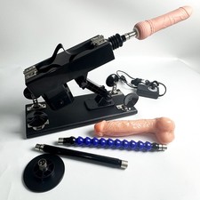 Automatic Electric 3XLR Sex Machine Masturbaters Cup Thrusting Dildo Men Women