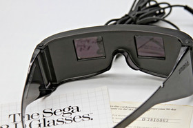 Sega Master System Sega 3D Glasses. Adapter, Instruct & Match Reg Card TESTED