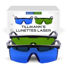 Lunettes Laser - Deux paires de Lunettes de Protection contre la Lumière Pulsée