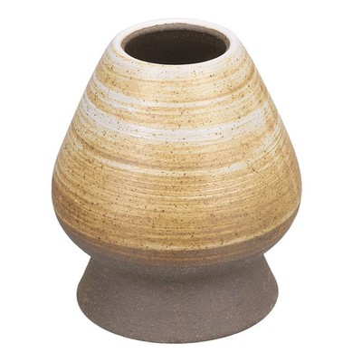 Matcha Tea Whisk Holder 69mm Traditional Matcha Whisk Stand, Khaki Brown