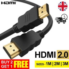 4K HDMI CABLE 2.0 HIGH SPEED GOLD PLATED FAST LEAD HD 2160P 3D HDTV 1080P 2160P