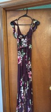 Express Floral Maxi Dress Size Small