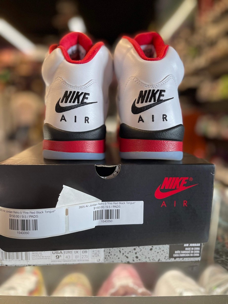Size 11.5 - Air Jordan 5 Retro 2025 Fire Red for sale online  display picture 2