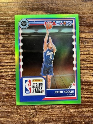 JEREMY SOCHAN 2023-24 HOOPS PREMIUM RISING STAR GREEN /5 #296 KNICKS