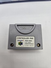 N64 Controller Pak NUS-004 OEM Official Nintendo 64 Memory Card  Case Tested