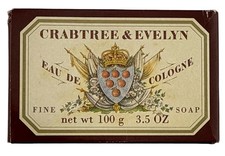 Crabtree and Evelyn 3.5oz Vintage Bar Soap Cologne NEW