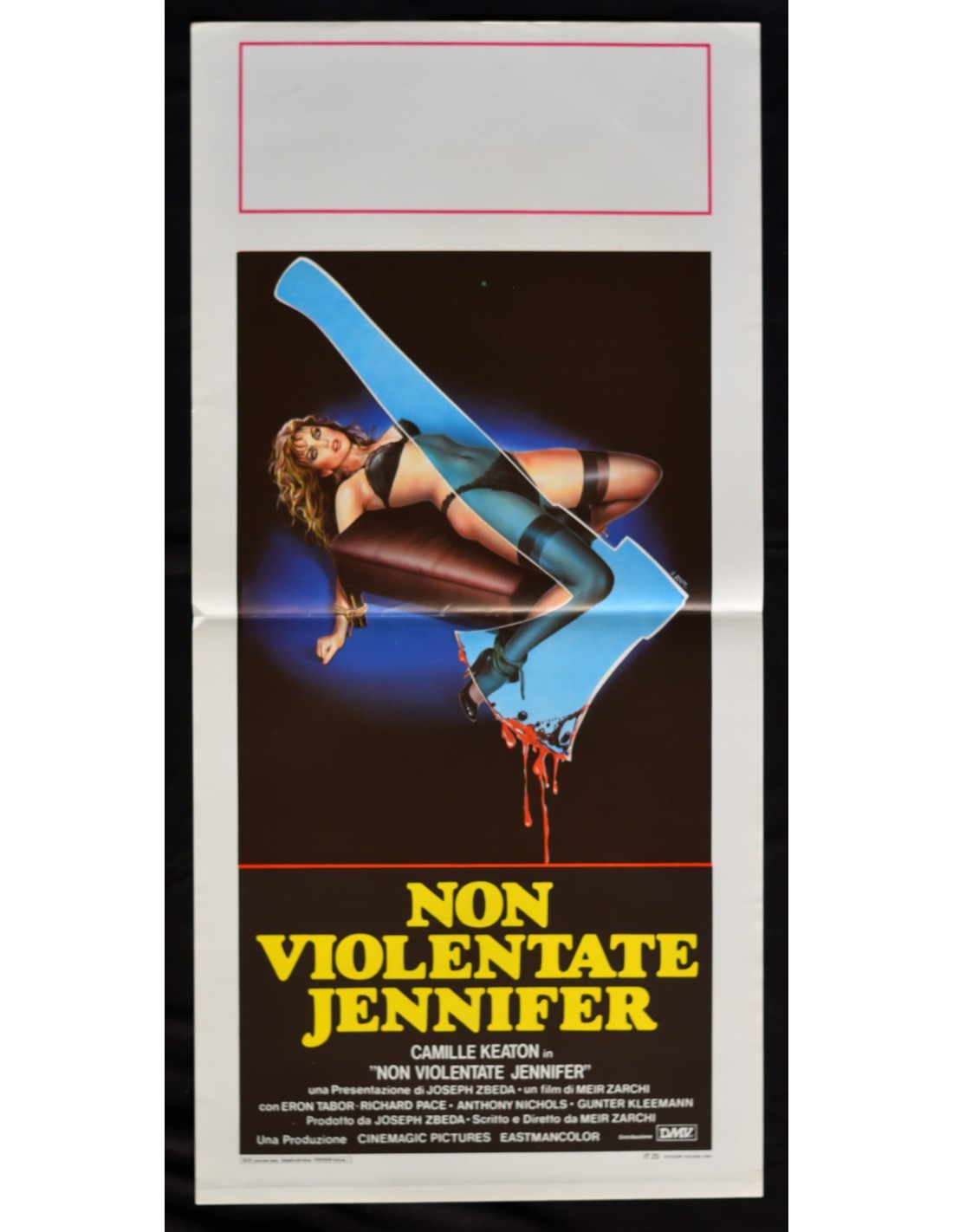 Locandina originale film Non violentate Jennifer (1978) - Regia di Meir Zarchi