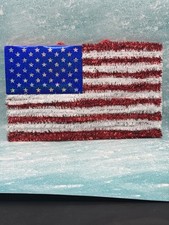 4TH OF JULY, PATRIOTIC, USA Hanging Sign Red, White, Blue SHIPS FREE