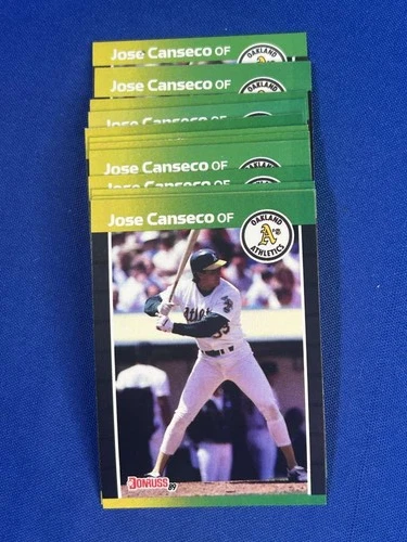 1989 Donruss #91 Jose Canseco Athletics (14) Card Lot