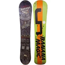 RARE Lib Tech Banana Magic UFO BTX HP Splitboard | 157 | Quincy Quigg Art |