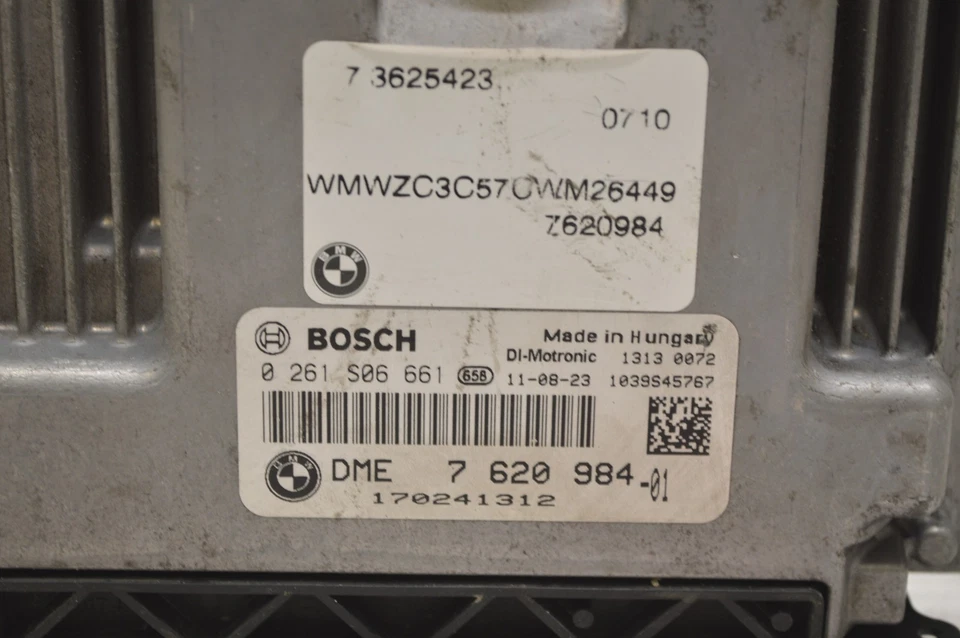 Mini Cooper 2011 2012 1,6 L 7620984-01 unidad de módulo de control del motor Ecm C79 030 Foto 3 de 4