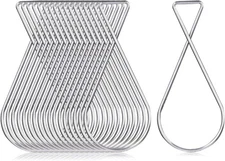 100 Pack Ceiling Hanger Hooks for Drop Ceiling Tile Grid, Sign Clips