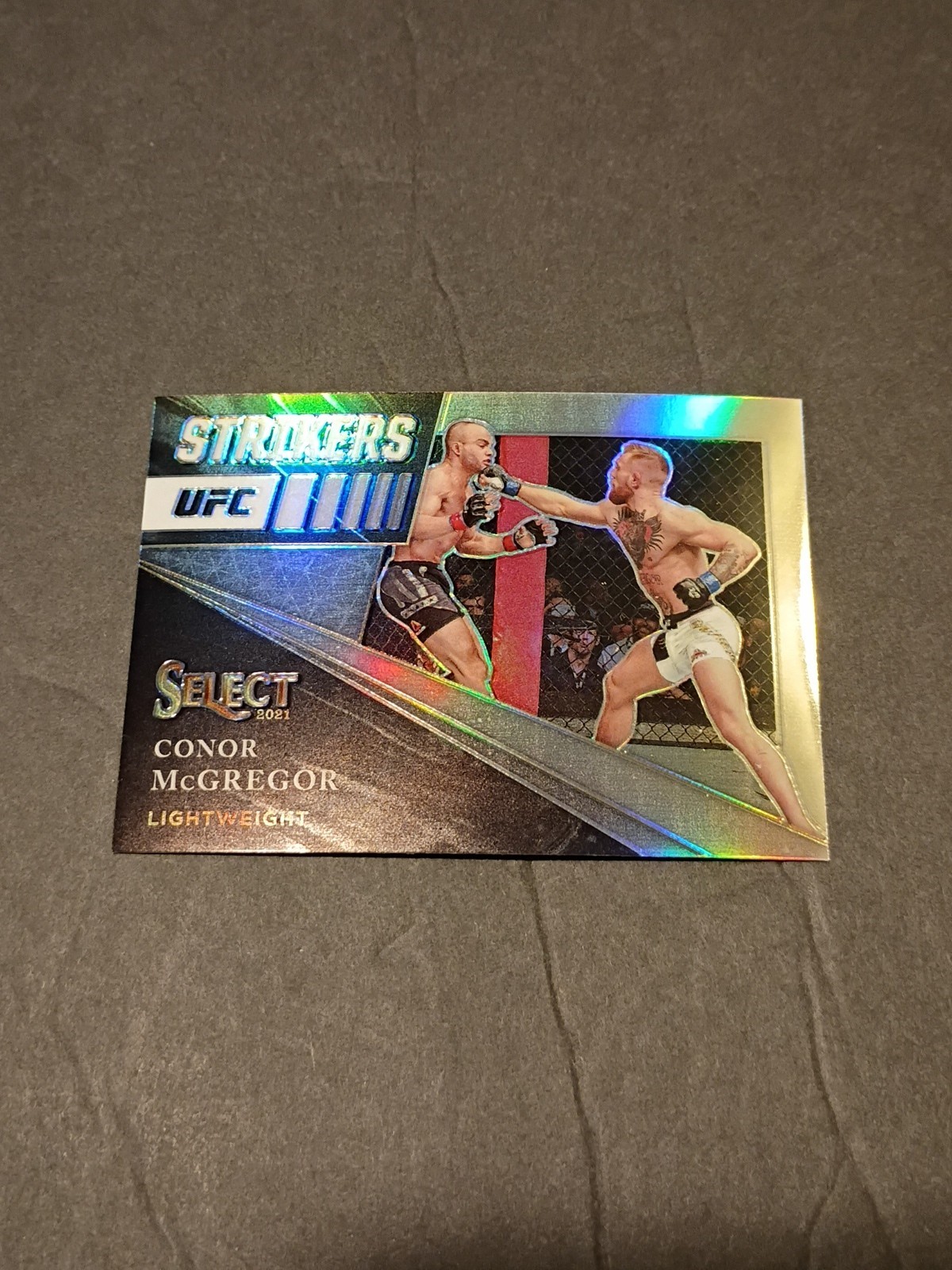 2021 Panini Select UFC Conor McGregor Strikers Silver Prizms #8