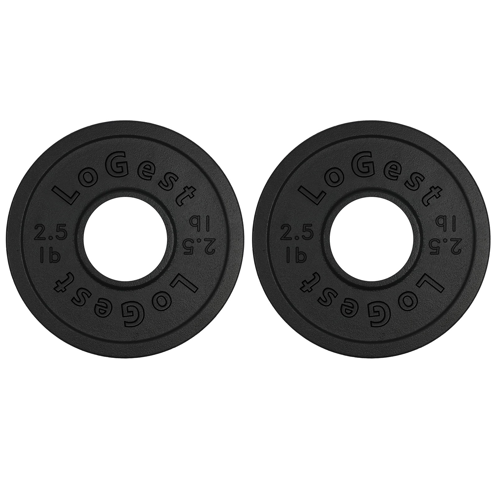 Logest Pair Olympic Plates - Barbell Weights Set of 2 Weight Plates for Olymp...