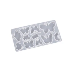 Butterfly Silicone Mold Epoxy Resin Casting DIY Earrings Pendant Jewelry Deco yy