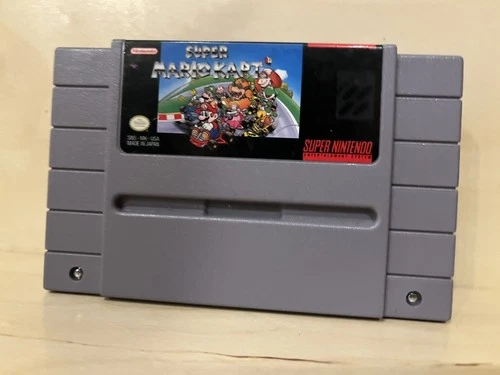 Super Mario Kart (Super Nintendo SNES) Authentic Cartridge Only Tested & Working