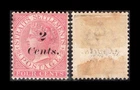 Straits Settlements 1883 QV 2c/4c, mint hinged.  SG 61, CV Pds 100